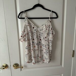 Off the shoulder floral top